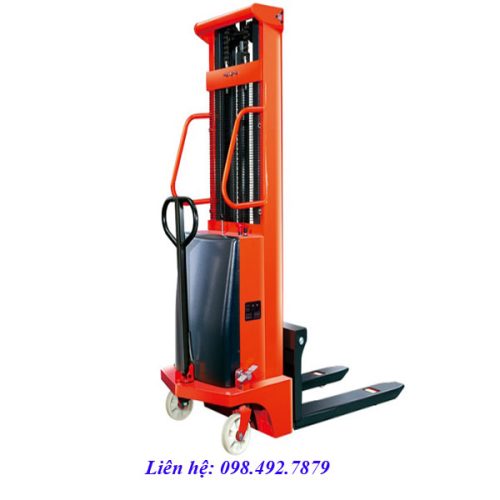 Xe nâng điện bán tự động 1.5tấn