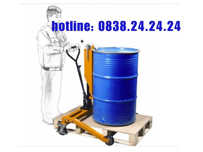 Xe nâng phuy 5.3 triệu- có nên mua không? 4 xe nang thung phuy Cong nghiep viet nhat16