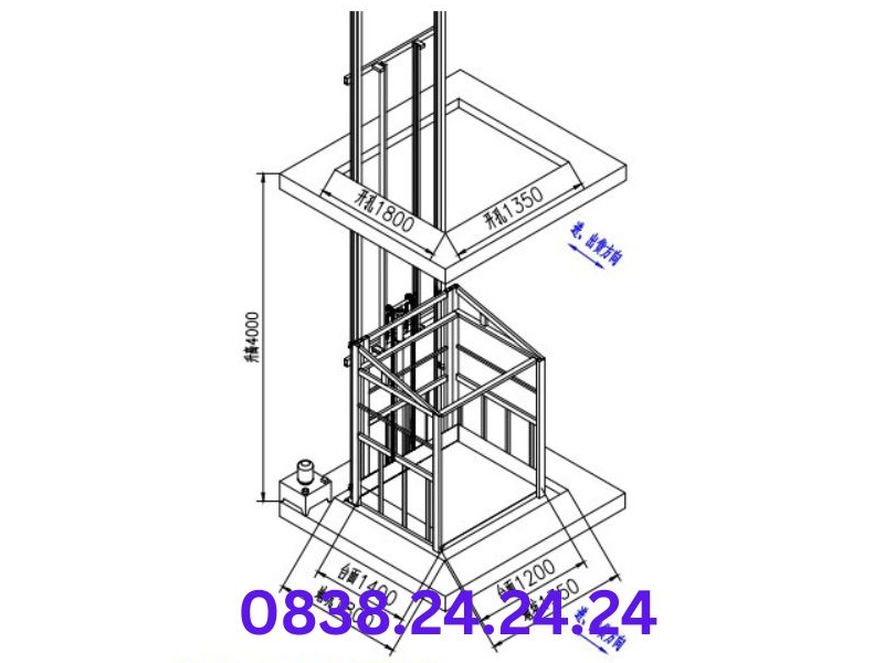 Đánh giá thang nâng hàng 1000kg đang “gây bão” hiện nay 3 van-Thang-nang-hang-1000kg