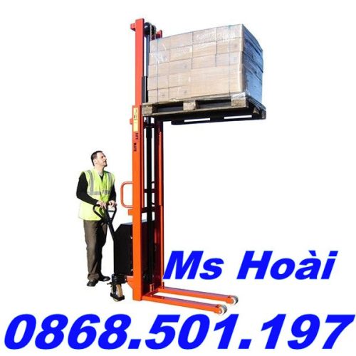 xe nâng bán tự động 1 tấn, 1.5 tấn