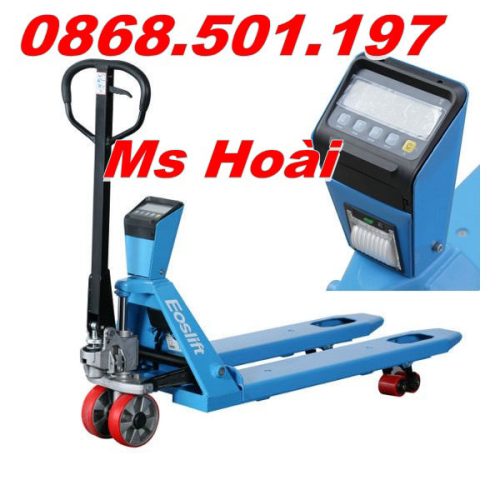 xe nâng tay gắn cân