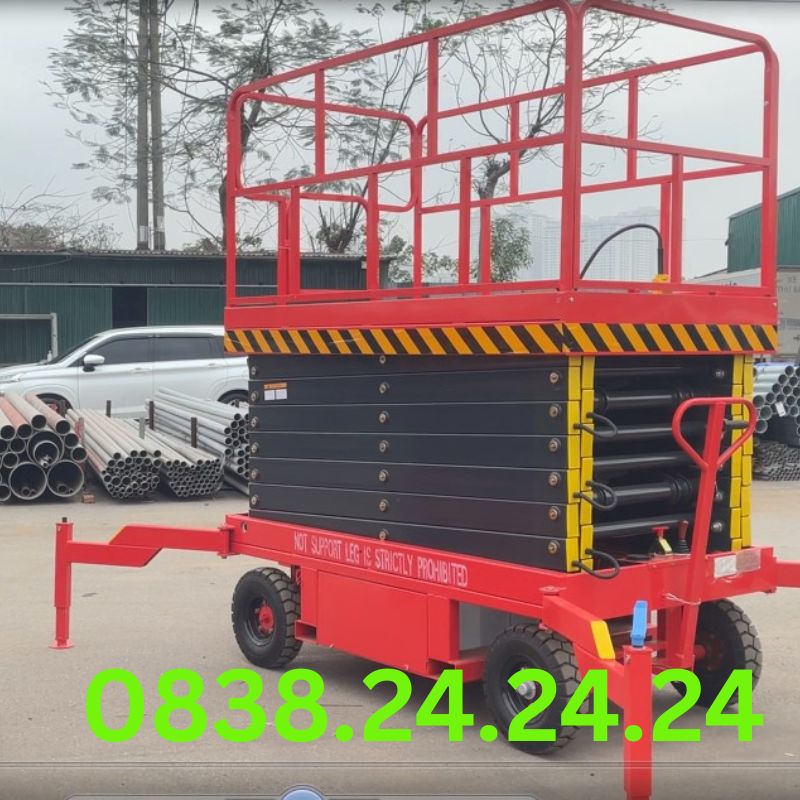Thang nâng người Mahui 9m nhập khẩu chính hãng độc quyền tại Việt Nam 1 Xe nâng người