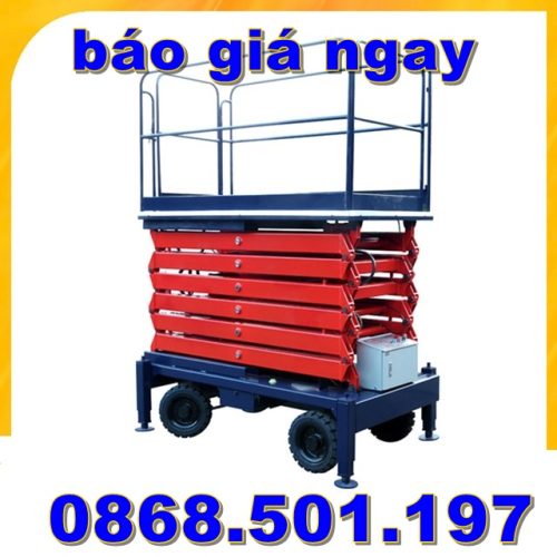 xe nâng người cắt kéo 10m 12m 13m