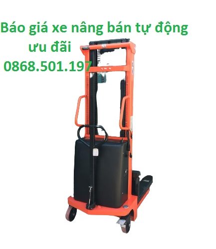 Giá xe nâng bán tự động rẻ nhất, lên cao 2m 3m tải 1 tấn 2 tấn