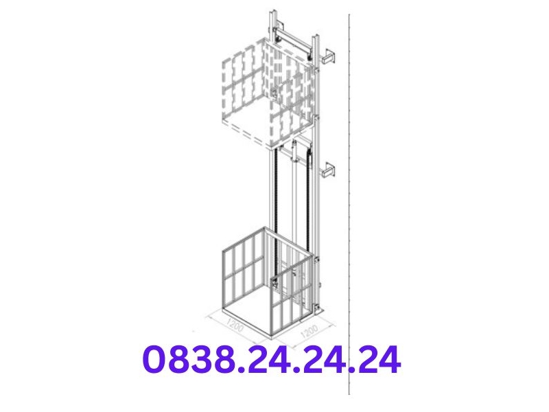 Thang Nâng Hàng 500kg - Tiết Kiệm Thời Gian Và Chi Phí Vận Chuyển 3 thang nang hang 500kg 1